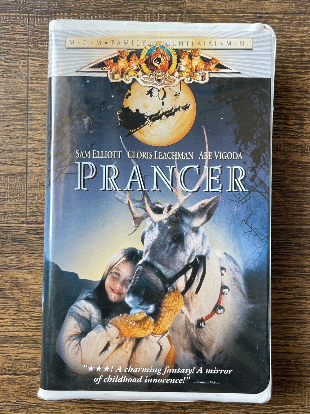 Prancer VHS 1989 MGM Family Entertainment Sam Elliott Case M506665